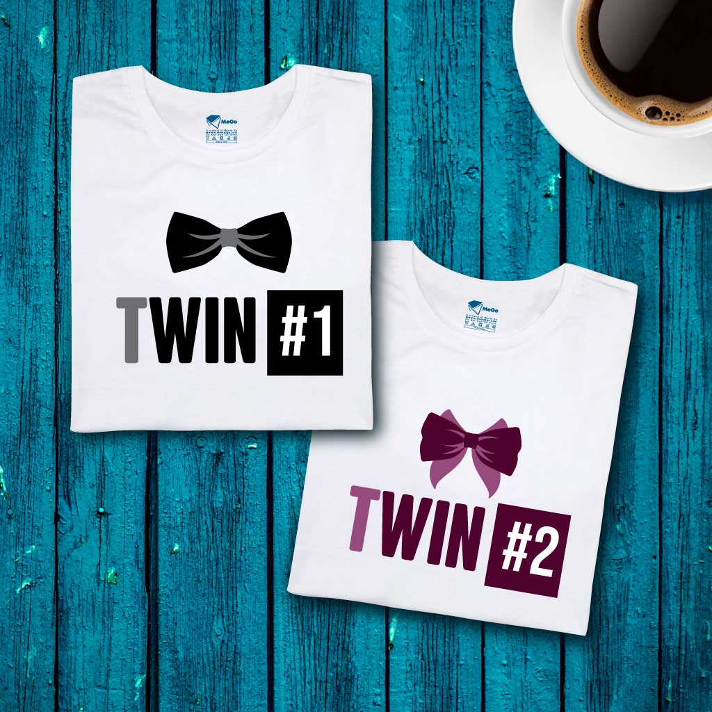 Twin #1 #2 (set of 2) T-Shirt