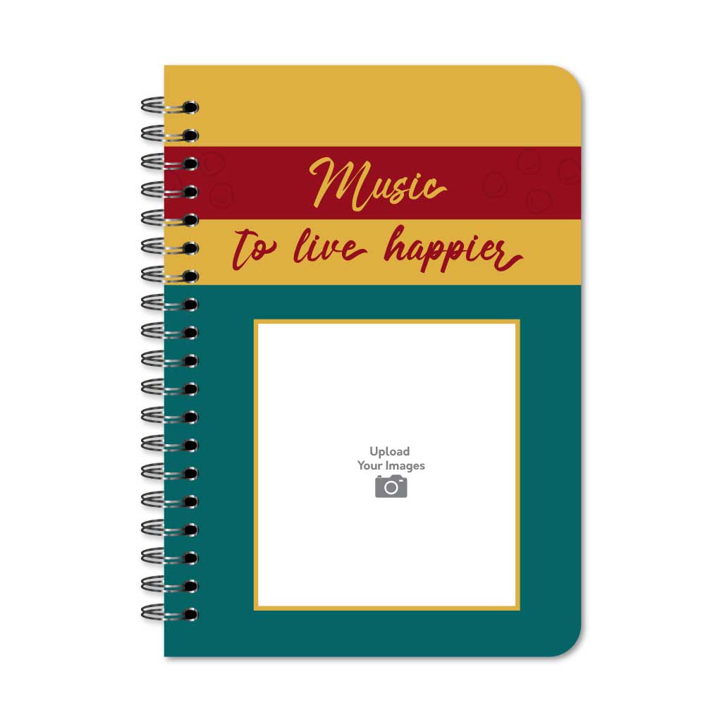 Music to live happier Notebook