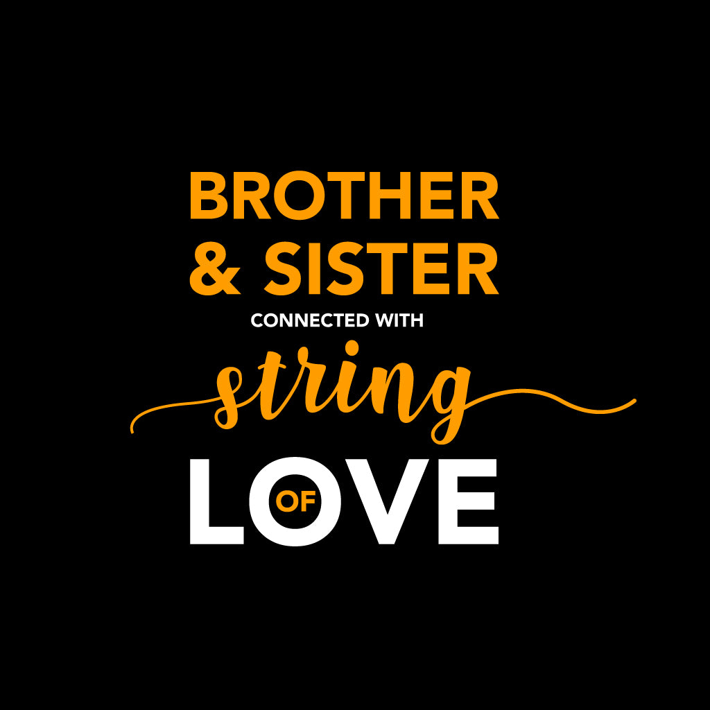Brother & Sister Connected with String of Love (set of 2) T-Shirt