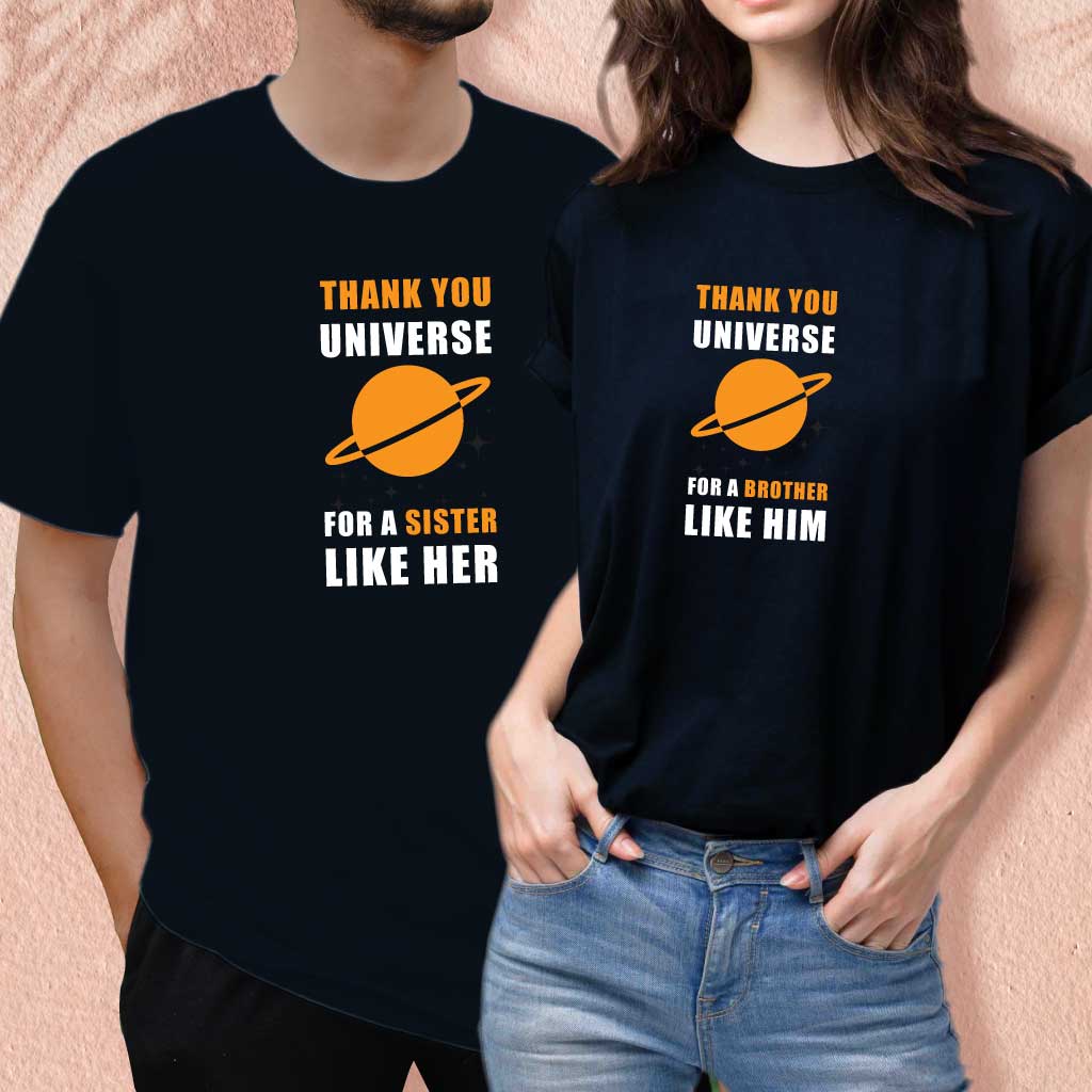 Thank You Universe For a Brother Like Him (set of 2) T-Shirt
