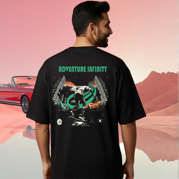 Adventure Infinity Black T-Shirt