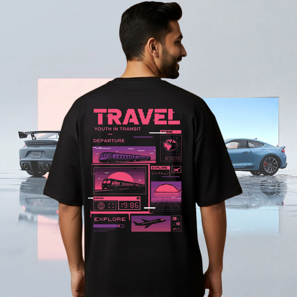 Youth In Transit Black T-Shirt