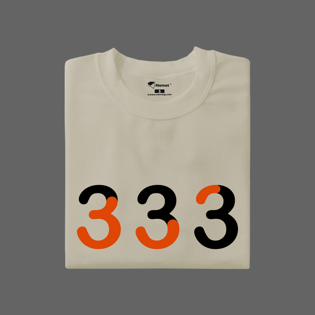 333 Number T-Shirt