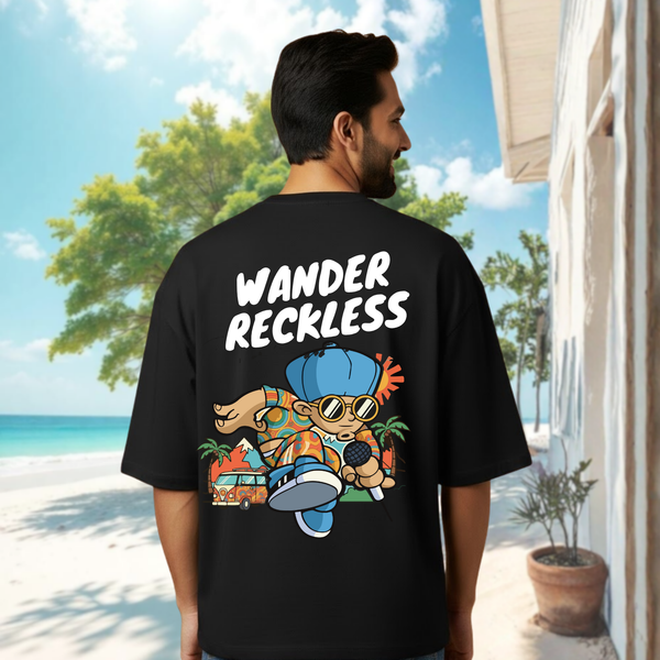 Wander Reckless Black T-Shirt