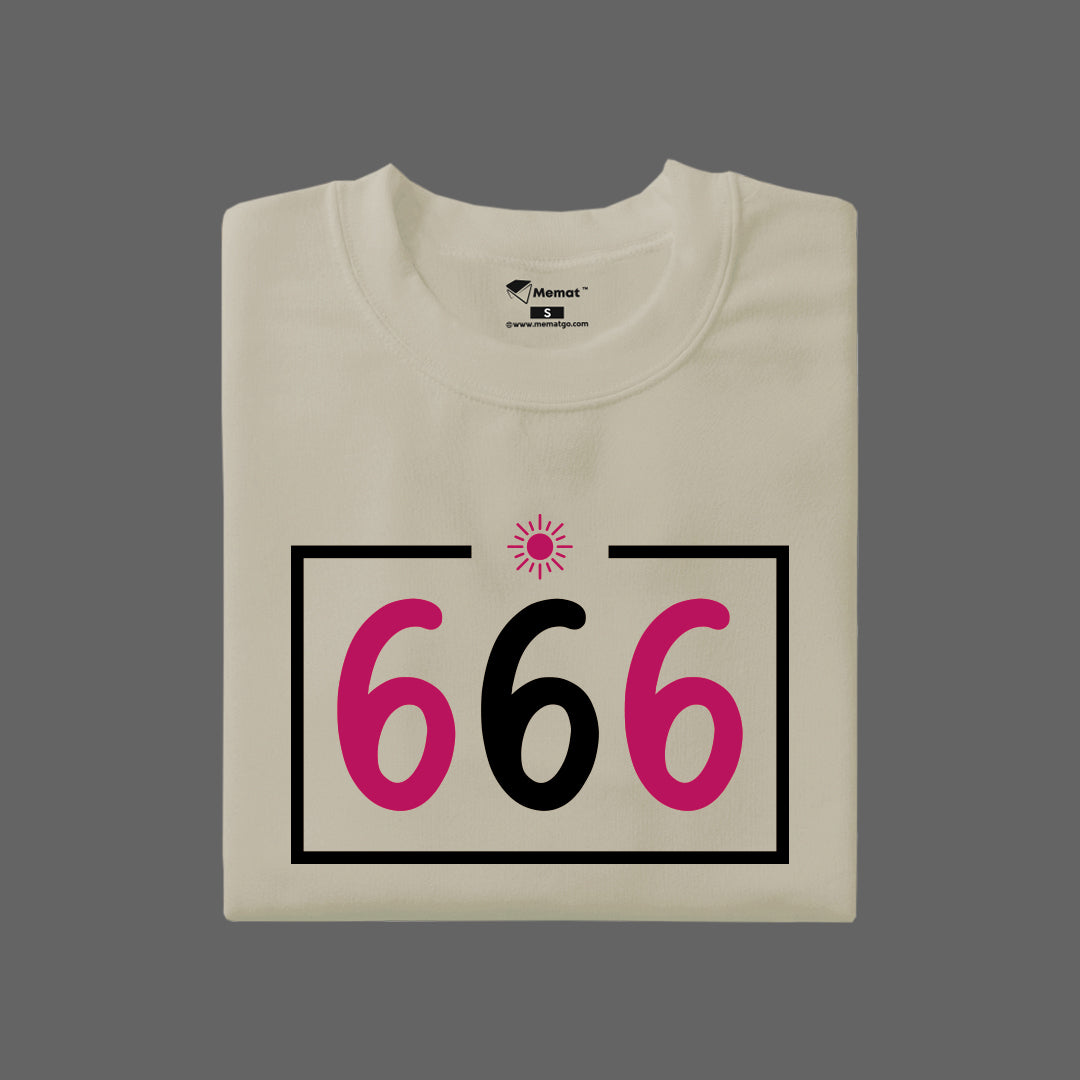 666 Number T-Shirt