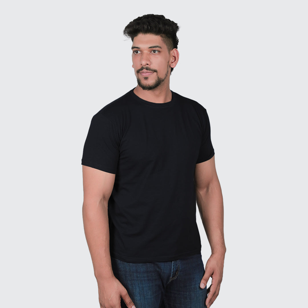 Unisex Round Neck Half Sleeves Tshirt Combo pack of 2