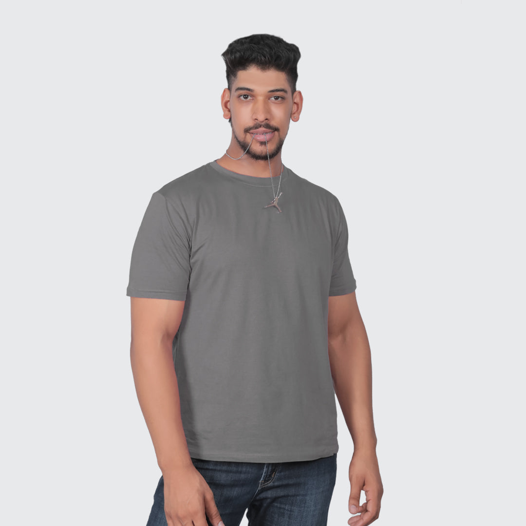 Unisex Round Neck Half Sleeves Tshirt Combo pack of 4