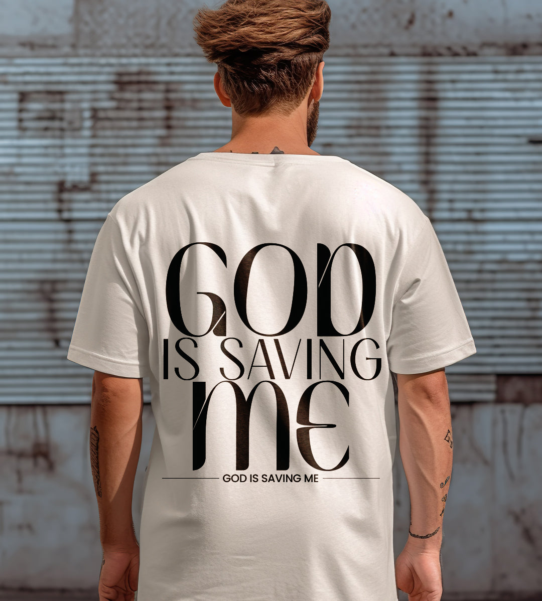 God is Saving Me Side T-Shirt