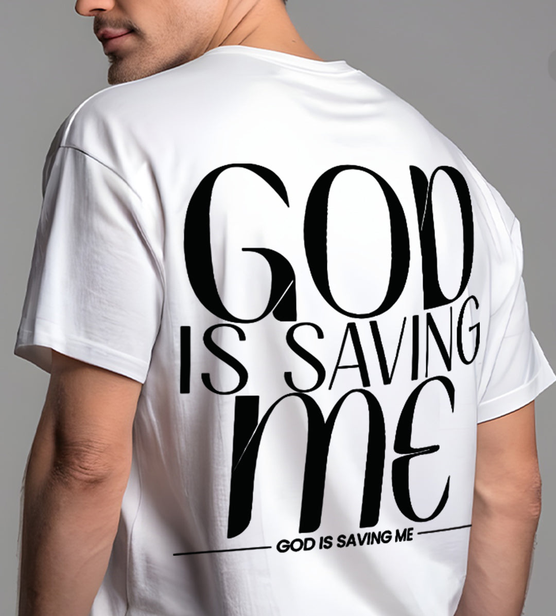 God is Saving Me Side T-Shirt