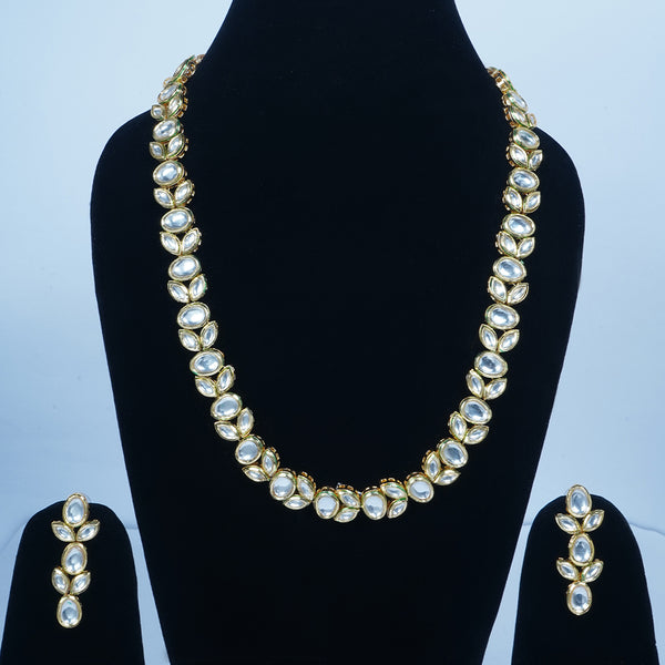Memat Premium Kundan Polki Blossom Necklace