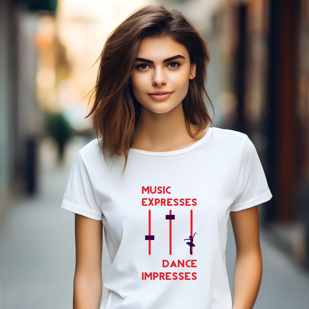 Music Expresses Dance Impresses T-Shirt