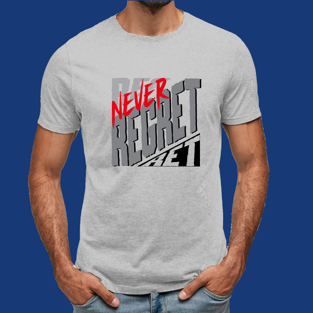 Never Regret Designer T-Shirt