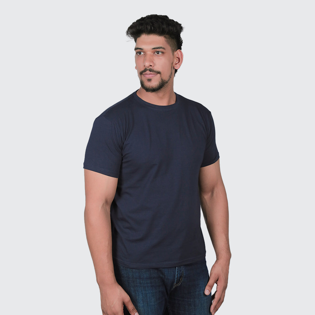 Unisex Round Neck Half Sleeves Tshirt Combo pack of 5
