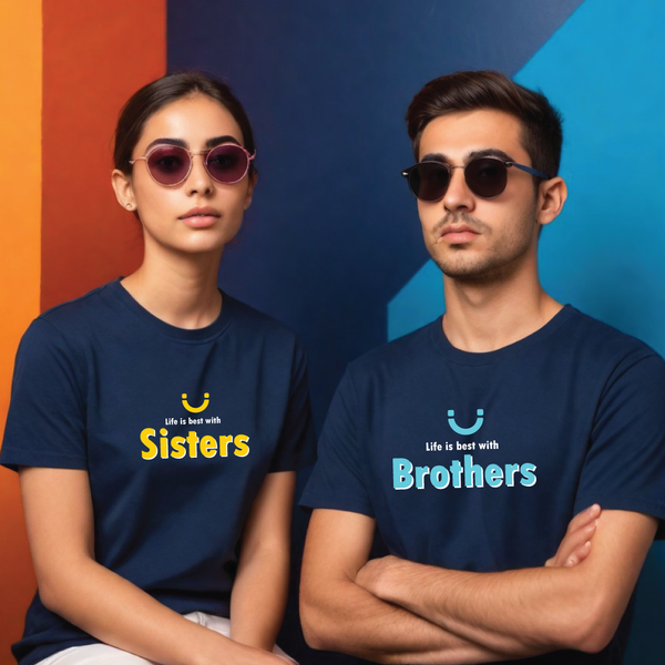 Life is the best with Brothers & Sisters (set of 2) T-Shirt