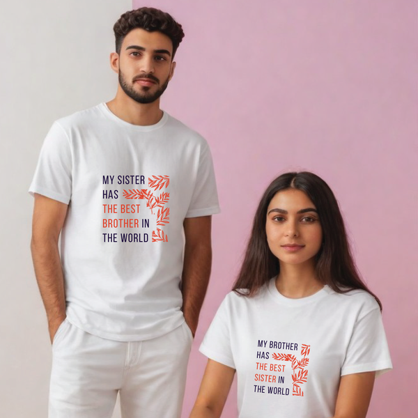My Brother has the best sister in the world (set of 2) T-Shirt