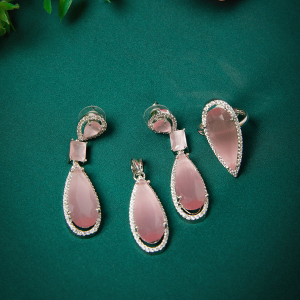 Memat Premium Crystal Stone Drop Earrings