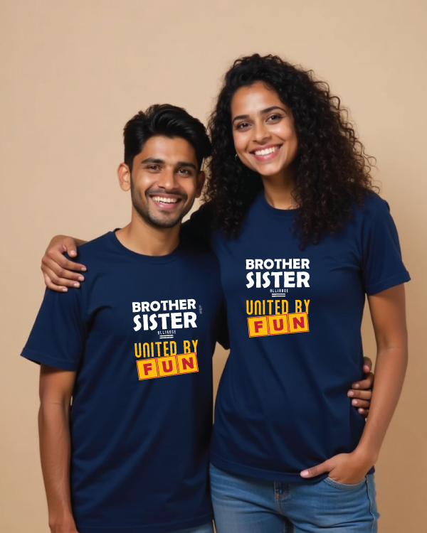 Brother Sister Alliance United by Fun (set of 2) T-Shirt