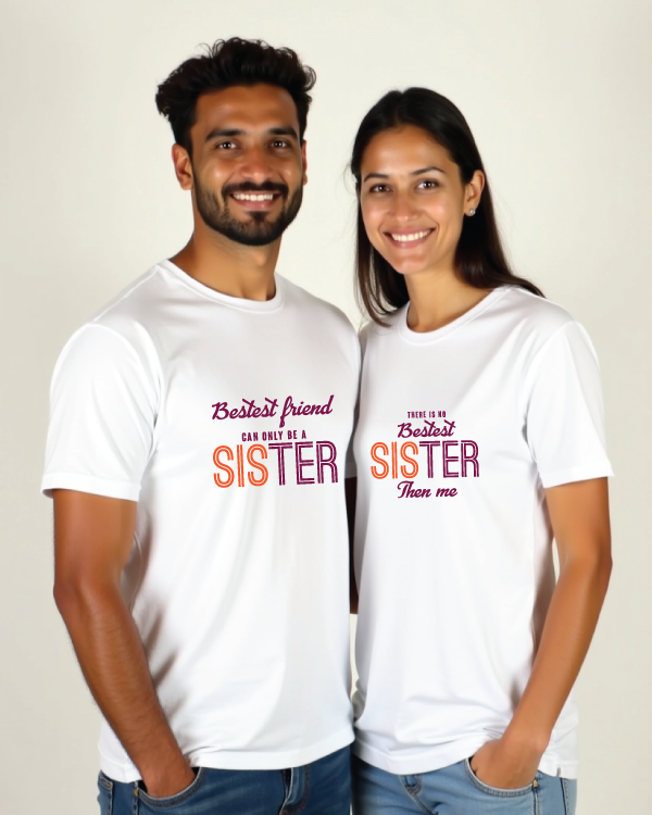 Bestest friend can only be a sister (set of 2) T-Shirt