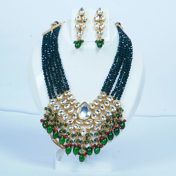 Memat Premium MultiLayer Chandelier Maharani Necklace