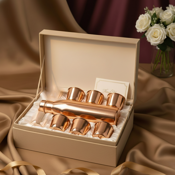 Plain One Bottle and Six Glass Set