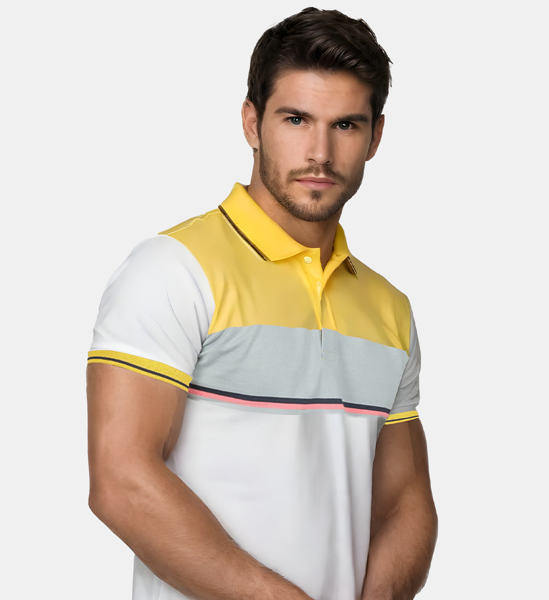 Yellow Strip Polo Shirts