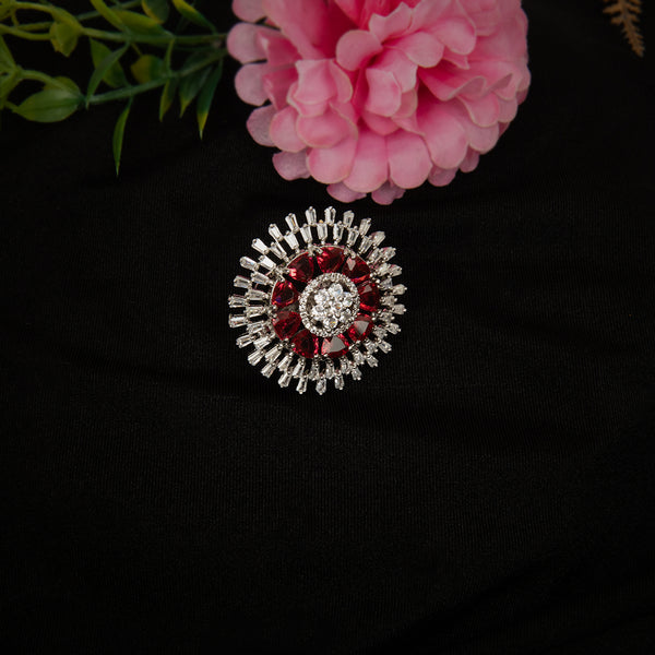 Memat Premium Colored Stone Chakra Cocktail Rings