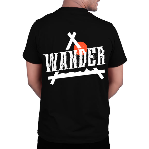 Wander Graphic Print T-Shirt – Unisex Streetwear with Back Design