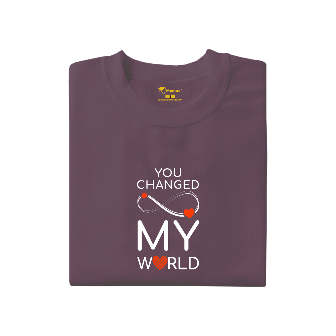 You changed my world T-Shirt