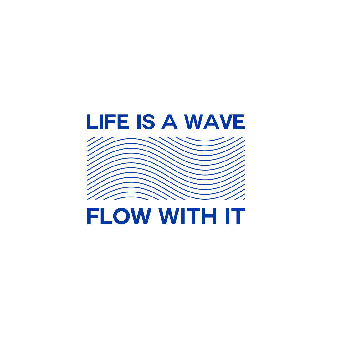 Life is wave flow with it Mug