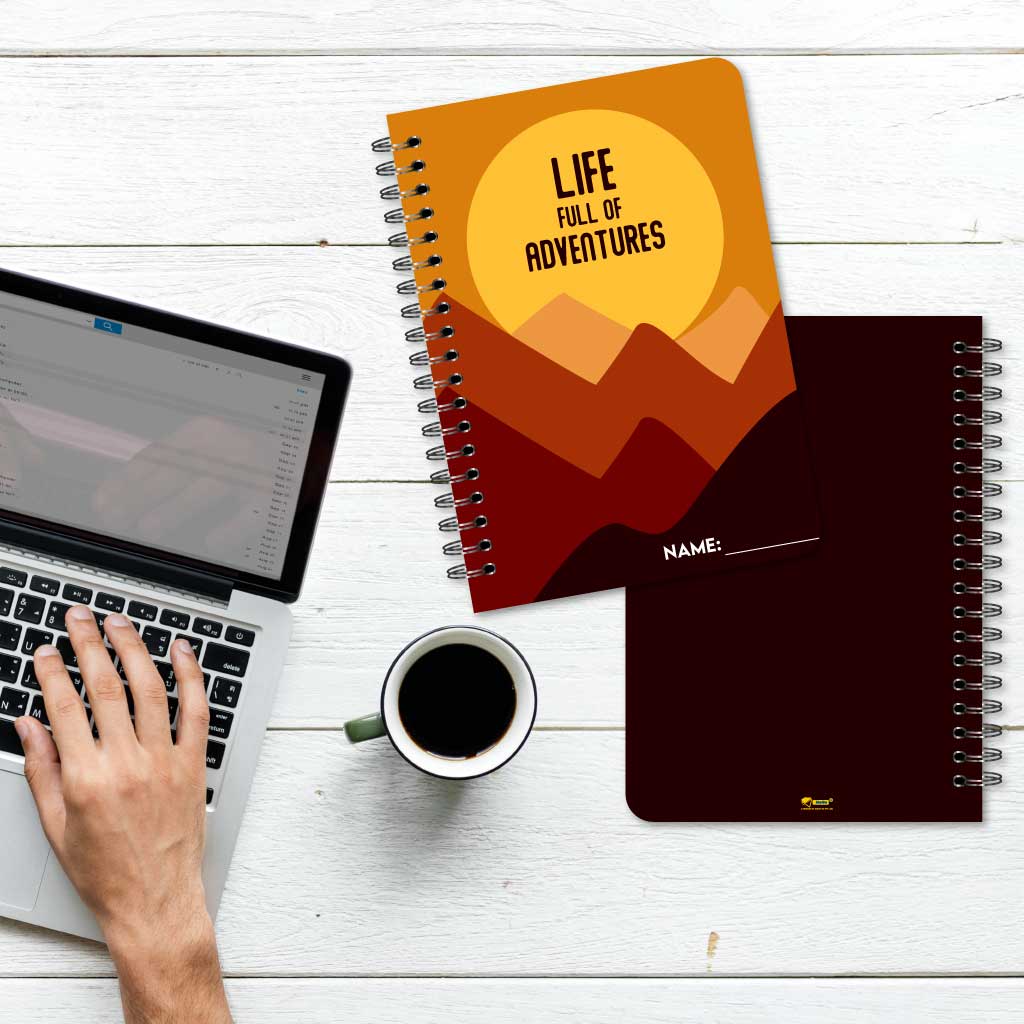 Life is Full of Adventures Notebook