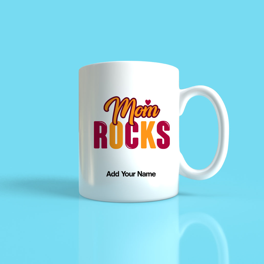 Mom Rocks Mug