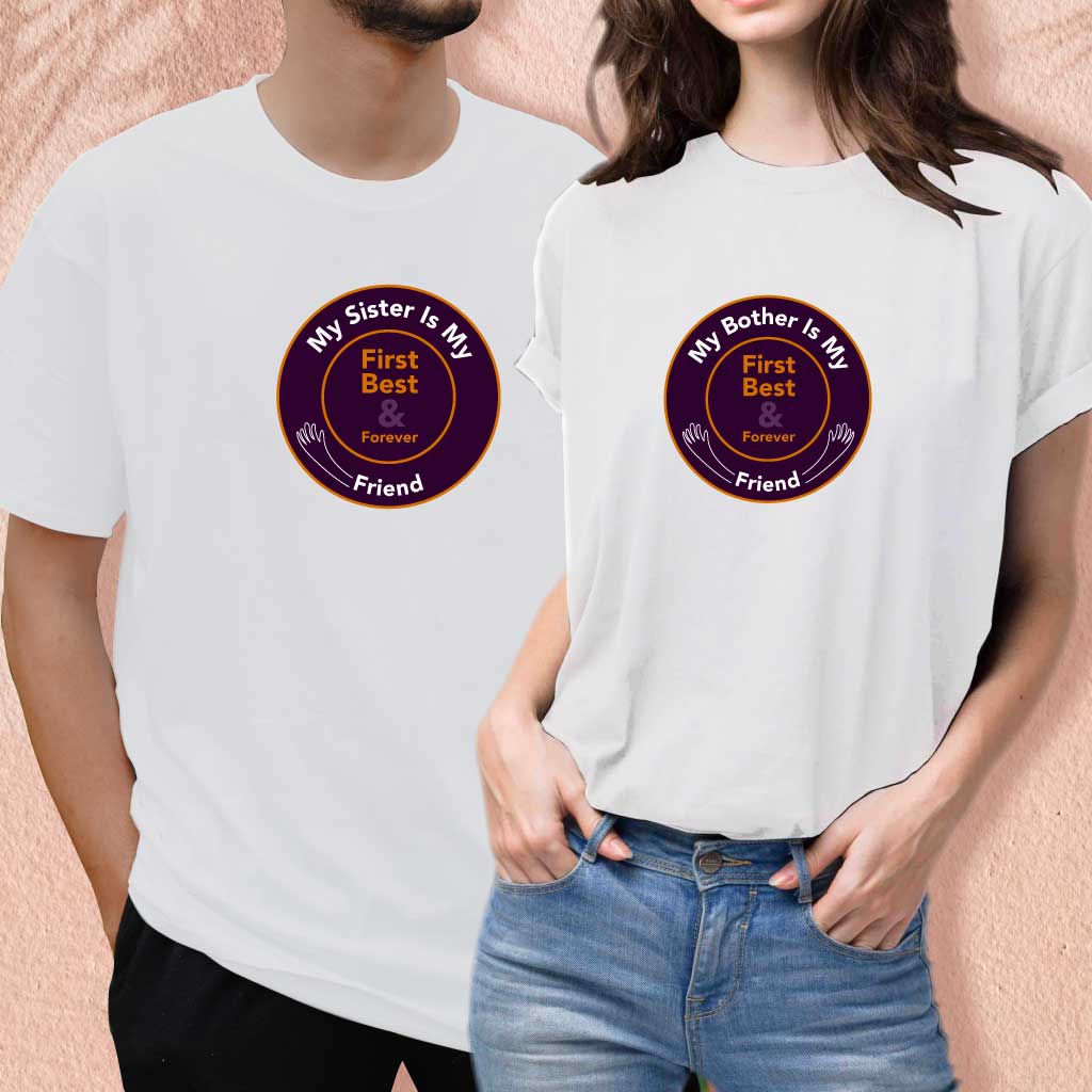 My Sister is my first best & forever friend (set of 2) T-Shirt