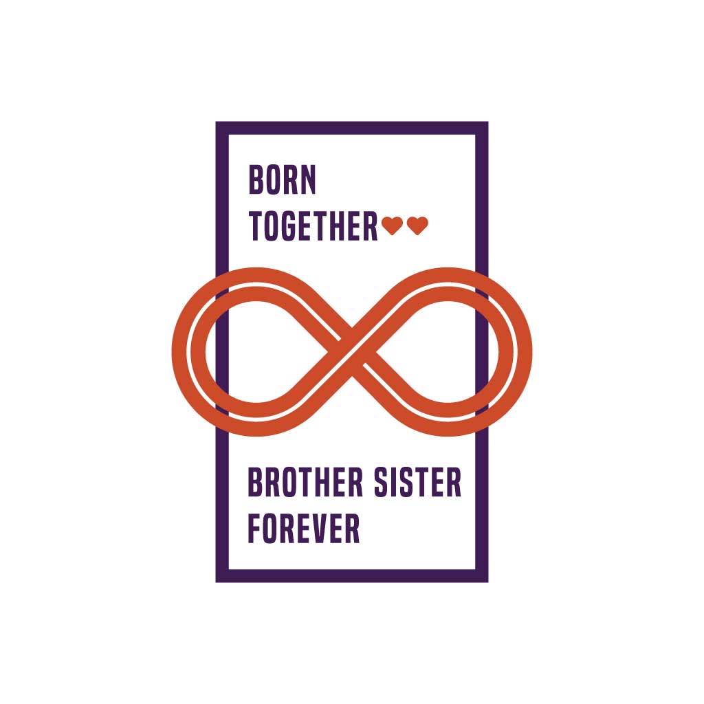 Born Together Brother & Sister Forever (set of 2) T-Shirt