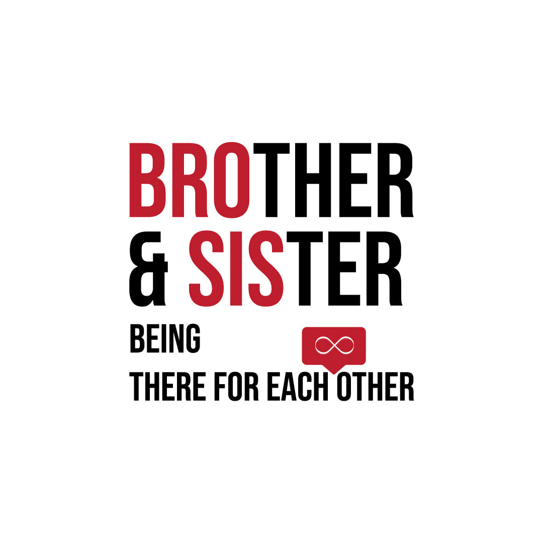 Brother Sister for each other Mousepad