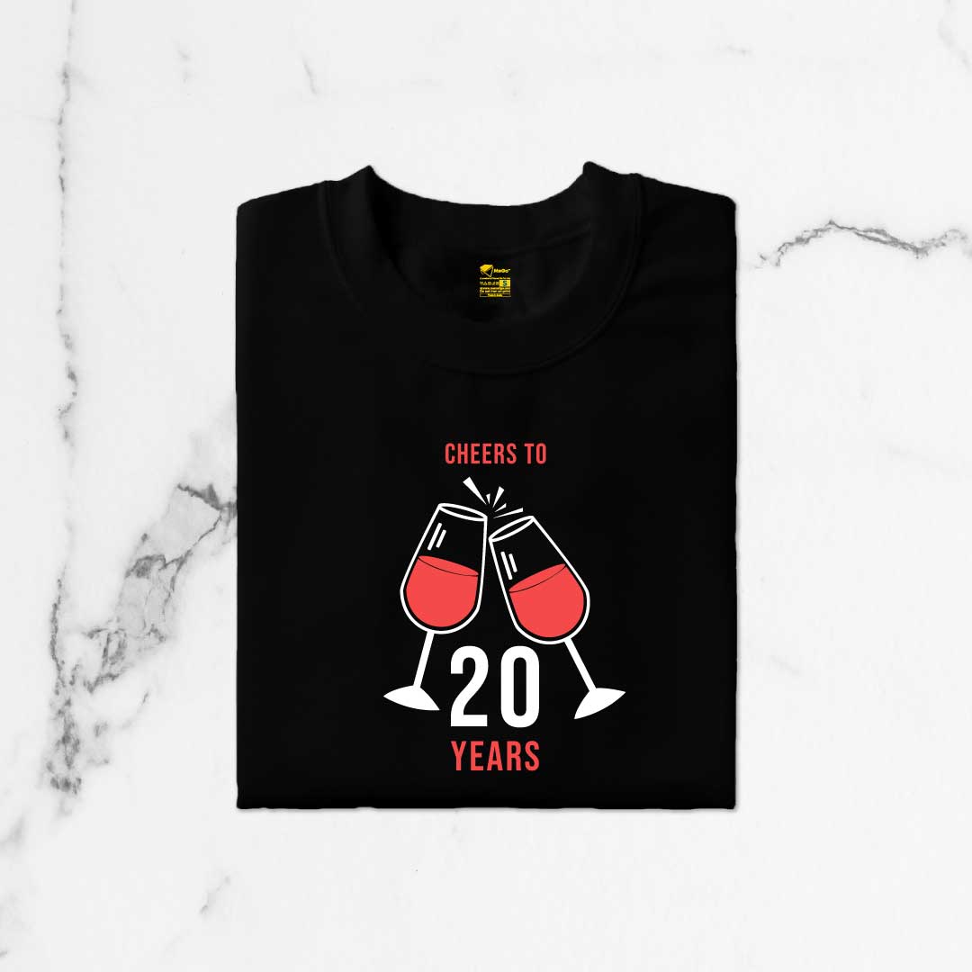 Cheers to 20 Years T-Shirt