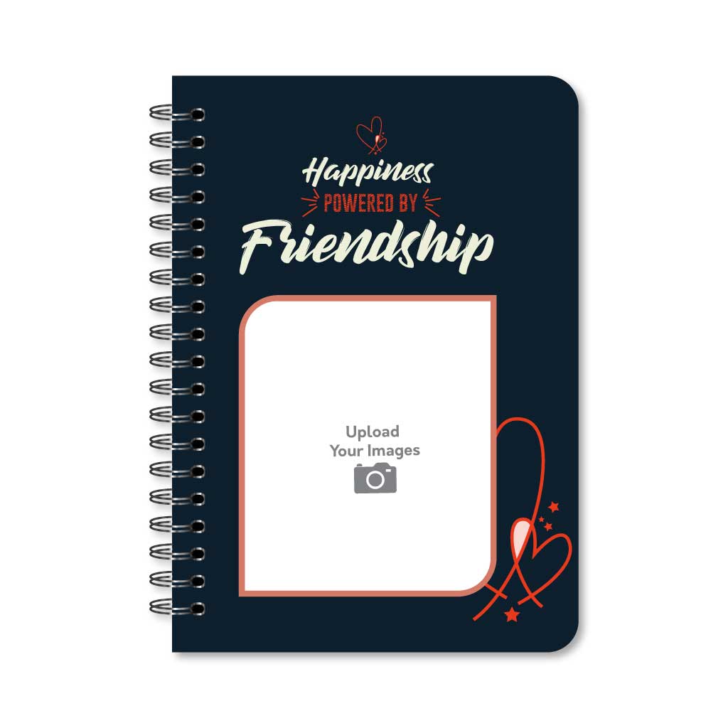 Happiness Powered by Friendship Notebook