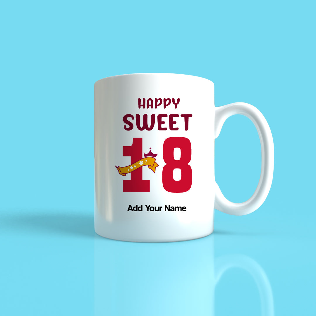 Happy Sweet 18 Mug