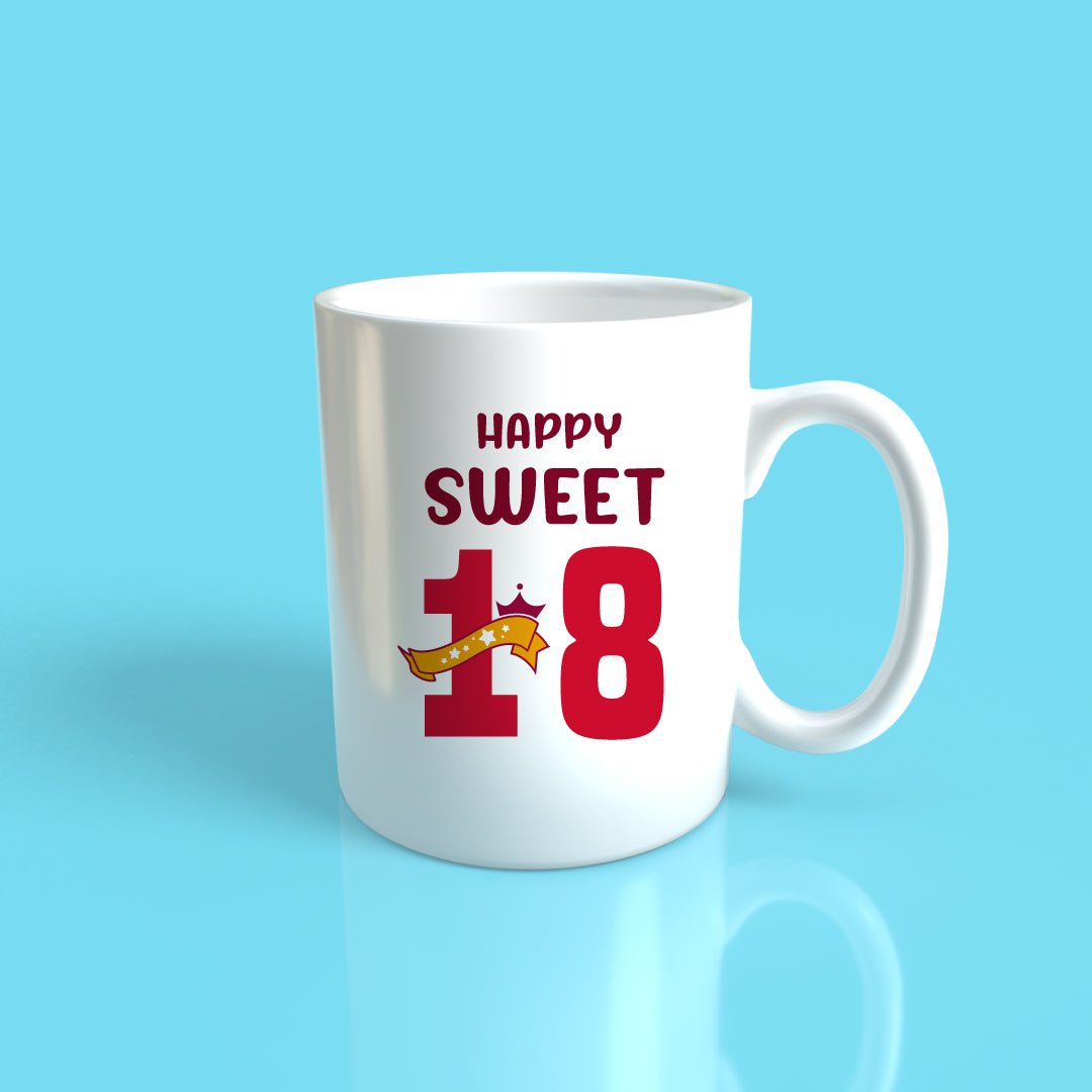 Happy Sweet 18 Mug