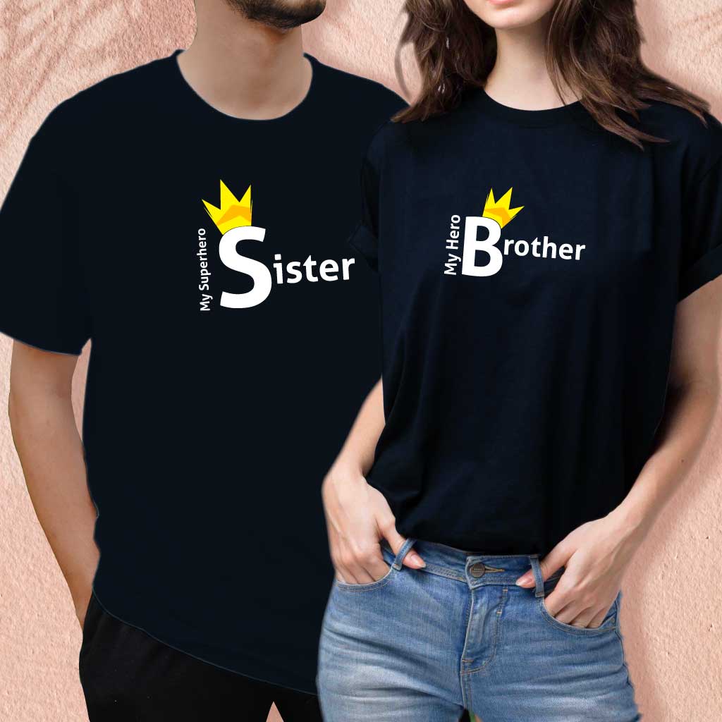 My Hero Brother & My Superhero Sister (set of 2) T-Shirt