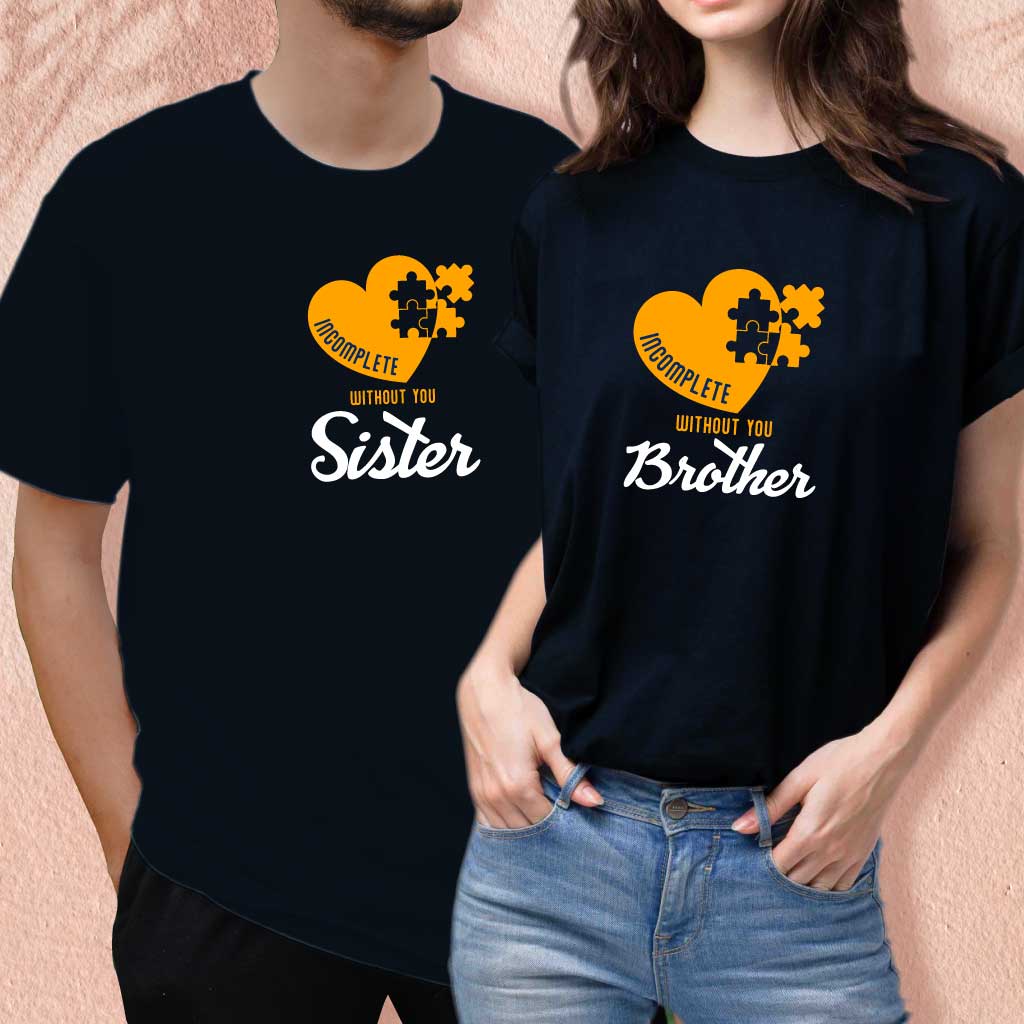 Incomplete without you brother & sister (set of 2) T-Shirt
