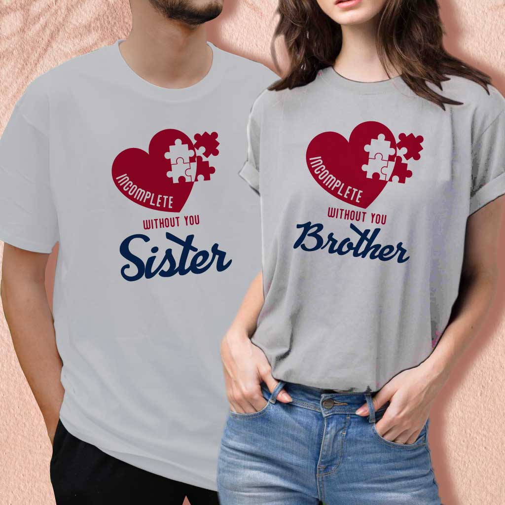 Incomplete without you brother & sister (set of 2) T-Shirt