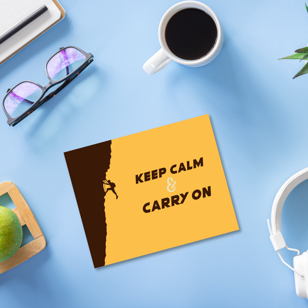 Keep Calm & Carry On Mousepad