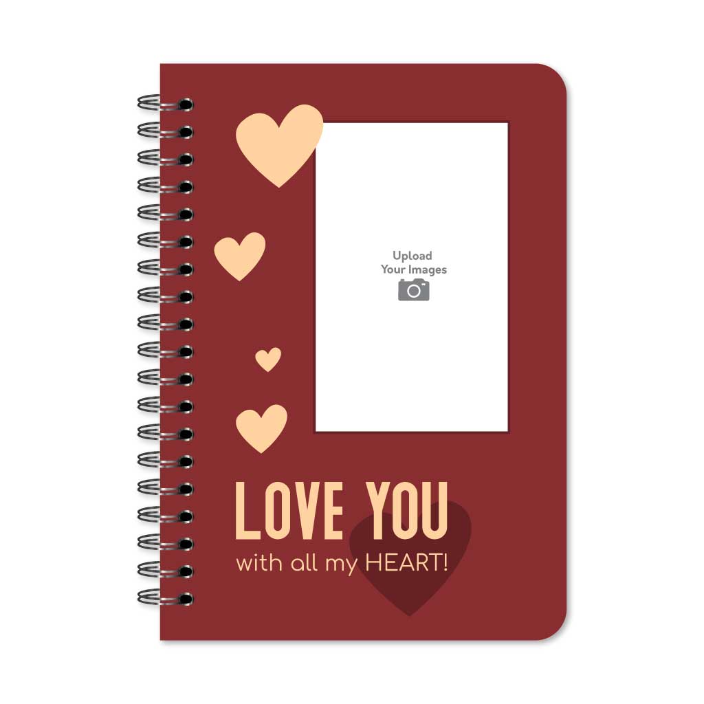 Love with all my hearts Notebook