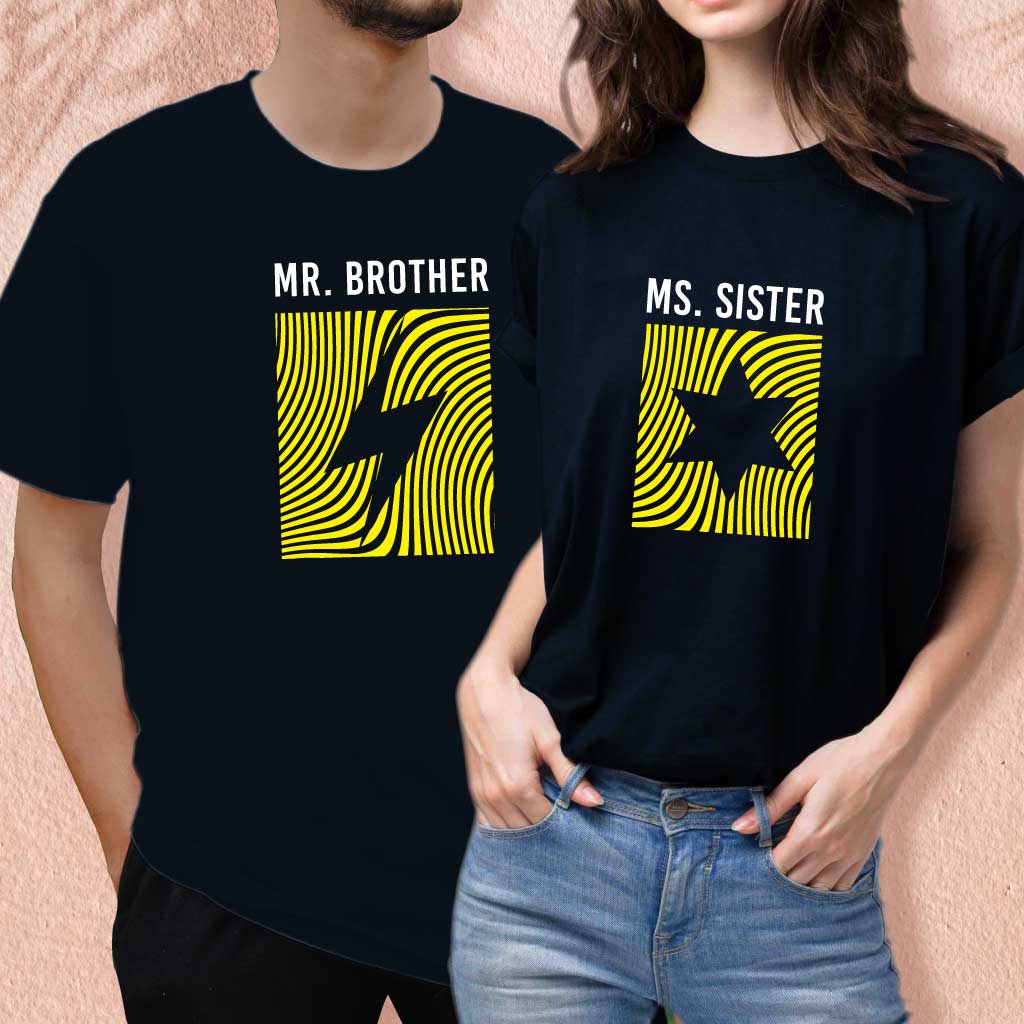 Mr. Brother & Ms. Sister   (set of 2)   T-Shirt