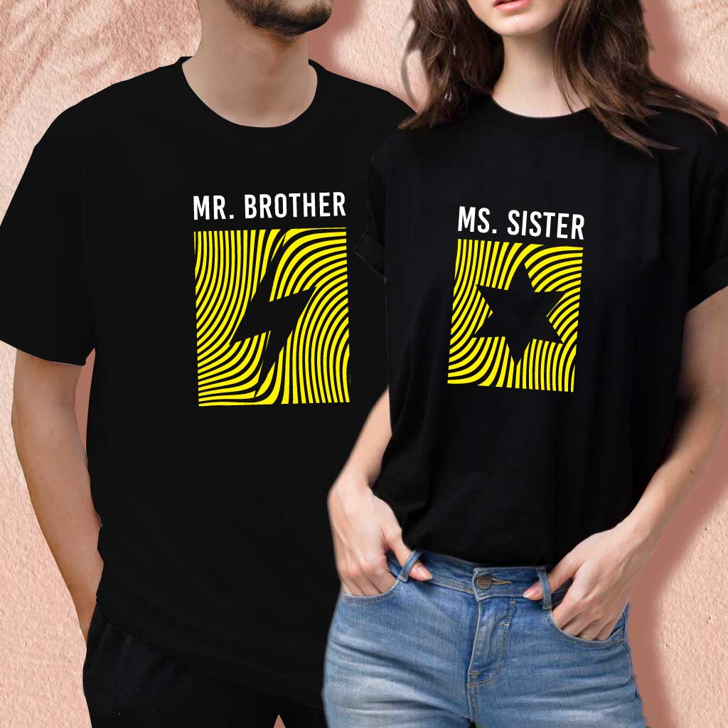 Mr. Brother & Ms. Sister   (set of 2)   T-Shirt
