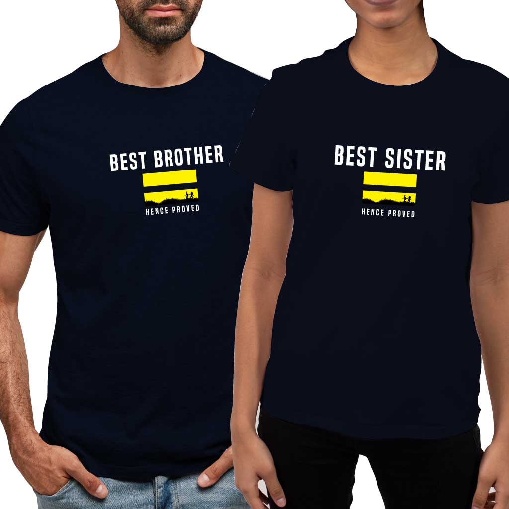 Best Brother & Sister Hence Proved (set of 2) T-Shirt
