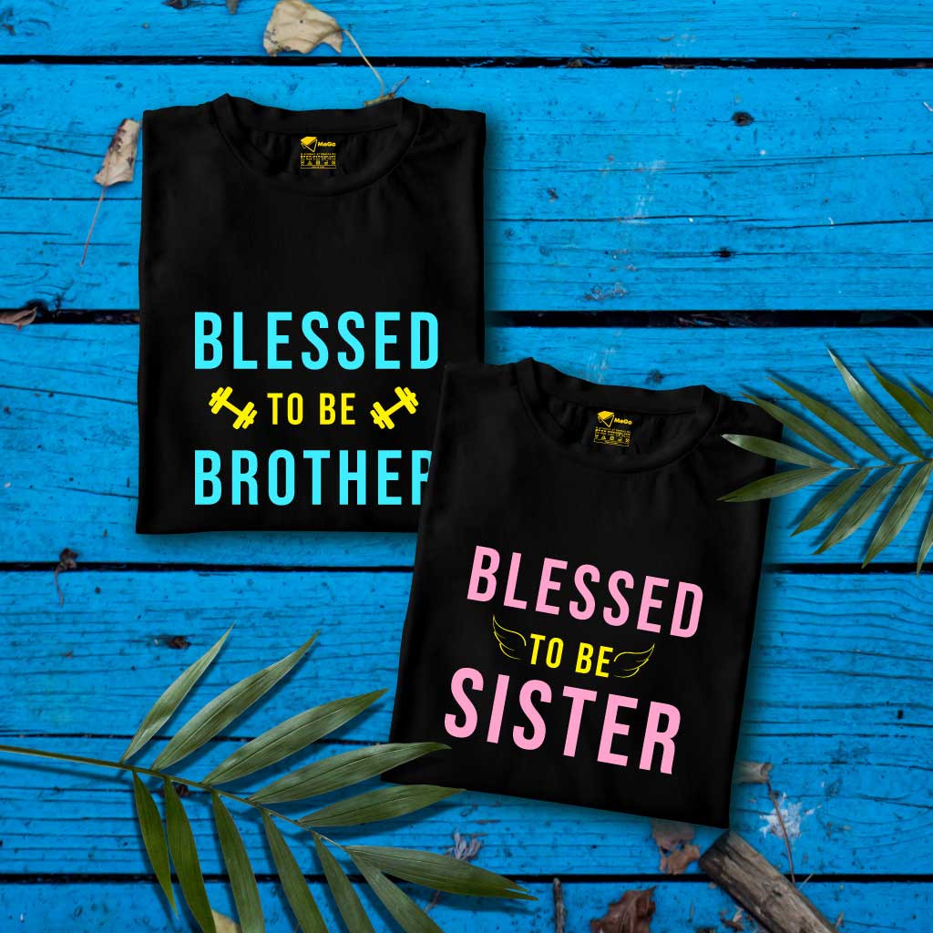 Blessed to be Sister & Brother (set of 2) T-Shirt