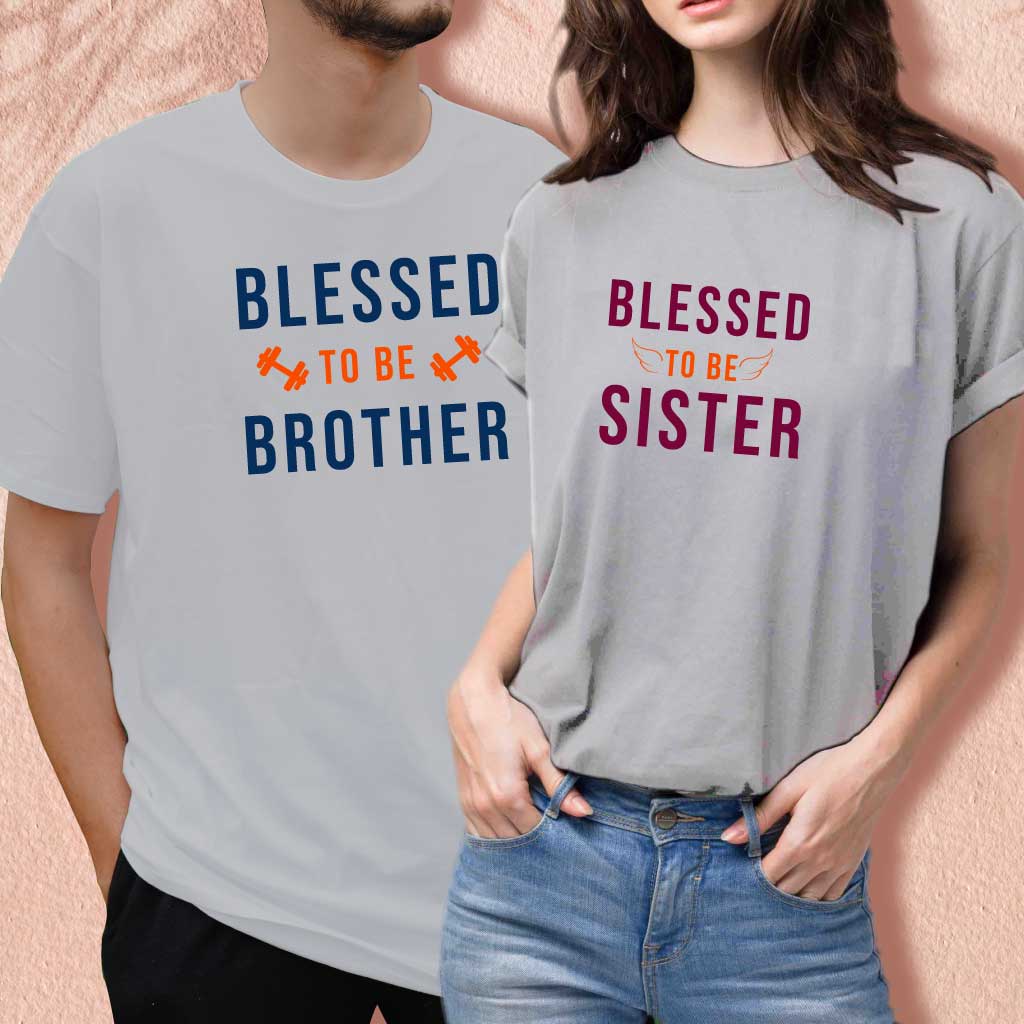 Blessed to be Sister & Brother (set of 2) T-Shirt