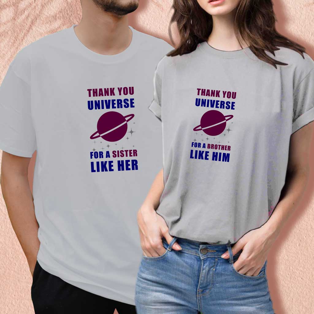 Thank You Universe For a Brother Like Him (set of 2) T-Shirt